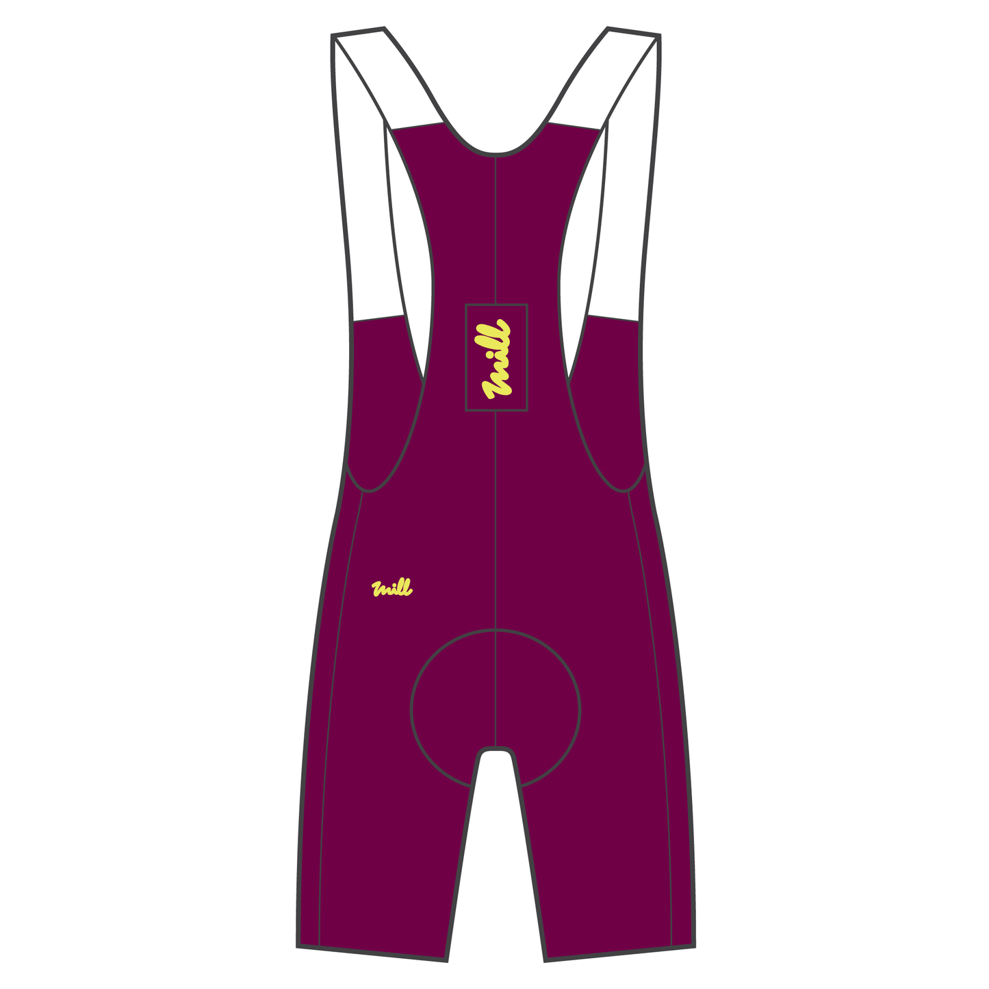RR Bibshort – Women (Burgundy)
