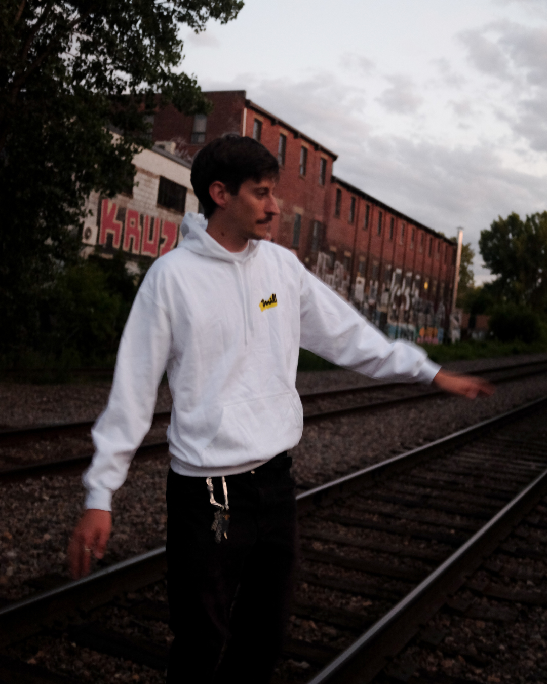 Mill Hoodie (blanc)