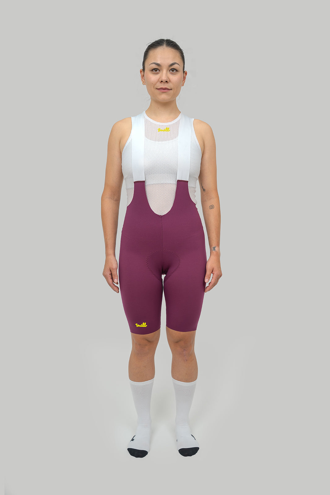 Bibshort RR – Femme (Burgundy)