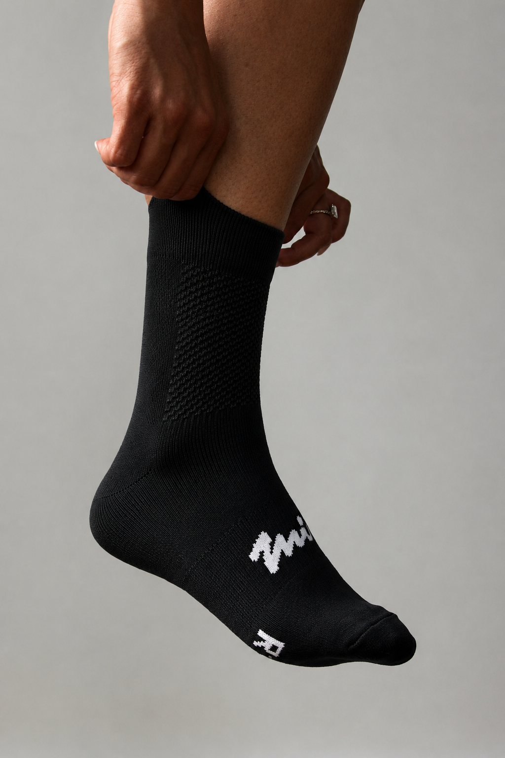 Cycling Socks Knitted - Unisex (black)