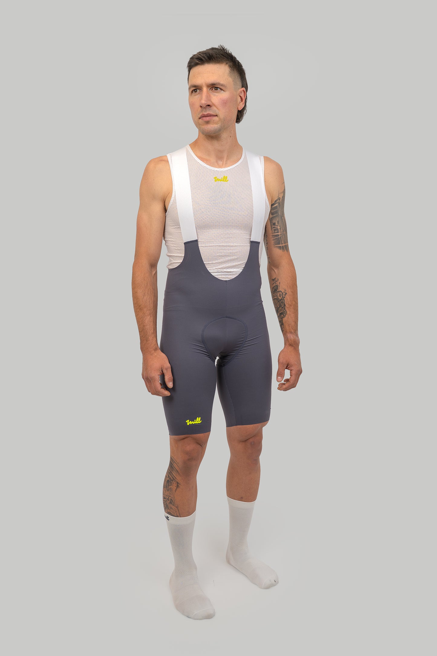 RR Men's Bibshort (Deep Grey)