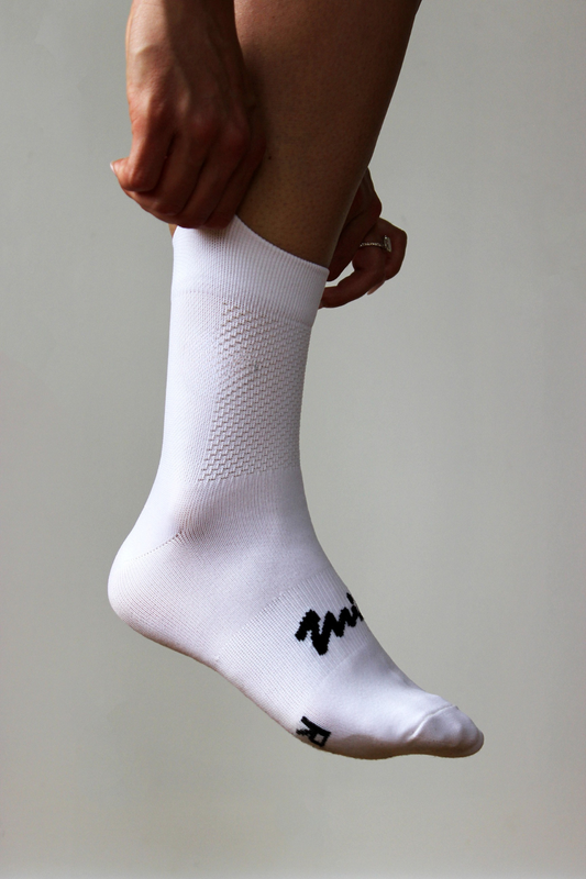 Cycling Socks Knitted (blanc-001)